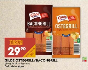 Coop Mega Gilde grillpølser tilbud