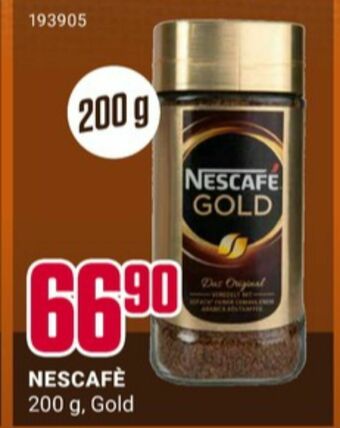 Europris Gull instant kaffe tilbud
