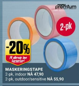 Europris Work tape tilbud