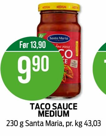 Kiwi Santa maria taco saus tilbud