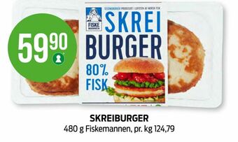 Kiwi Fiskemannen fiskeburger tilbud
