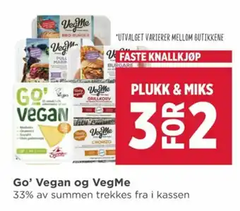 Meny Go vegan imageannons tilbud