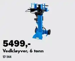 Biltema Vedkløyver, 6 tonn tilbud