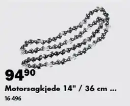 Biltema Motorsagkjede 14" / 36 cm tilbud