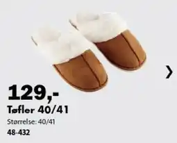 Biltema Tøfler tilbud