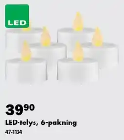 Biltema LED-telys tilbud