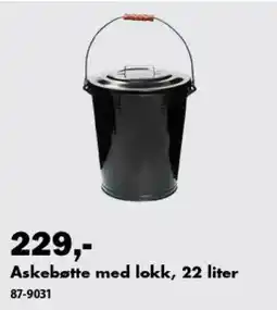 Biltema Askebøtte med lokk tilbud