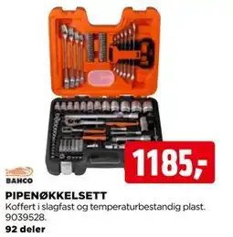 jem & fix PIPENØKKELSETT tilbud