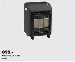 Biltema Gassovn, 4,1 kW tilbud