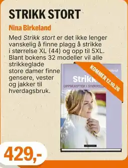Ark Bokhandel Strikk Stort tilbud