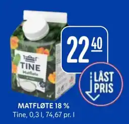 Rema 1000 Tine Matfløte tilbud