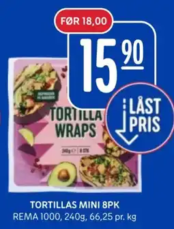 Rema 1000 Tortillas Mini tilbud