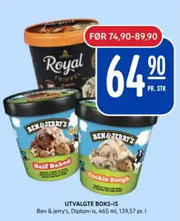 Rema 1000 Ben & jerry's Diplom-is tilbud