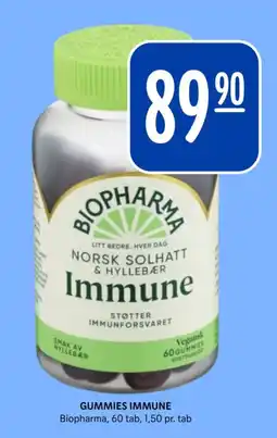 Rema 1000 Biopharma Gummies Immune tilbud