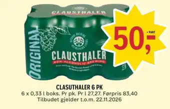 Clausthaler 6 pk