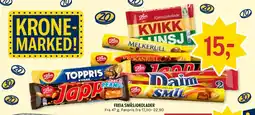 Coop Prix Freia småsjokolader tilbud