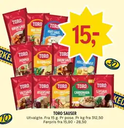Coop Prix Toro sauser tilbud