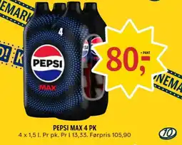 Coop Prix Pepsi Max 4 pk tilbud