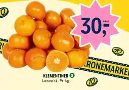 Coop Prix Klementiner tilbud
