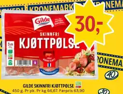 Coop Prix Gilde kjøttpølse tilbud
