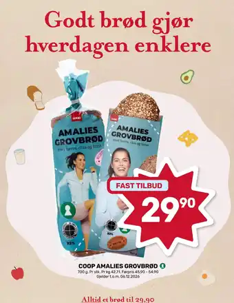 Coop Amalies Grovbrød