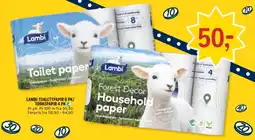 Coop Prix Lambi toilet paper household paper tilbud