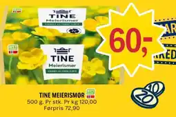 Coop Prix Tine meierismør tilbud