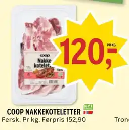 Coop Prix Coop Nakkekoteletter tilbud