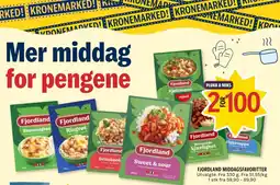 Coop Prix Fjordland middagsfavoritter tilbud