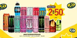 Coop Prix Monster/Burn/Powerade tilbud