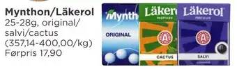 Mynthon/Läkerol