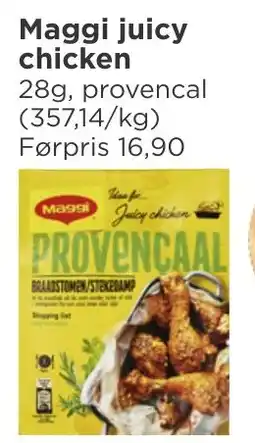 Meny Maggi juicy chicken tilbud