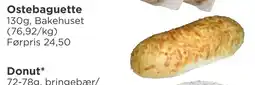 Meny Ostebaguettes tilbud
