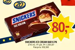 Coop Prix Snickers ice cream bar tilbud