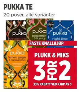 Meny Pukka te tilbud