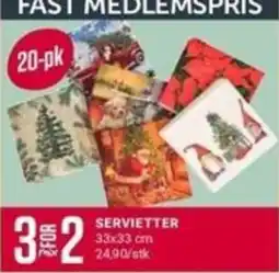 Europris Servietter tilbud
