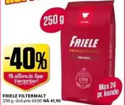 Europris Friele filtermalt tilbud