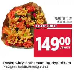 Meny Helgens Bukett tilbud