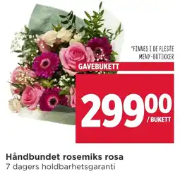 Meny Gavebukett tilbud
