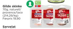 Meny Gilde skinke tilbud
