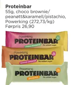 Meny Powerking Proteinbar tilbud