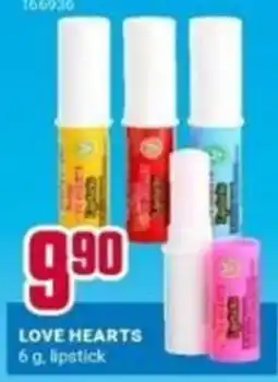 Europris Love hearts lipstick tilbud