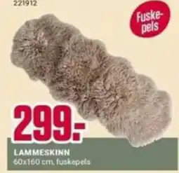 Europris Lammeskinn tilbud