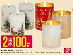 Europris Husk kubbelys led / led-lys tilbud
