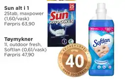 Meny Sun maxpower tilbud