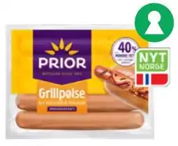Meny Prior grillpoise tilbud