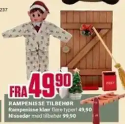 Europris Rampenisse tilbehør tilbud