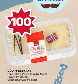 Coop Marked Coop festkake tilbud