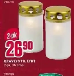 Europris Gravlys til lykt tilbud