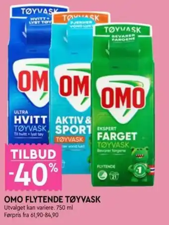 Omo flytende tøvvask